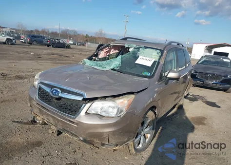 2014 Subaru Forester 2.5I Premium из США, поврежденный, VIN JF2SJADC8EH544739